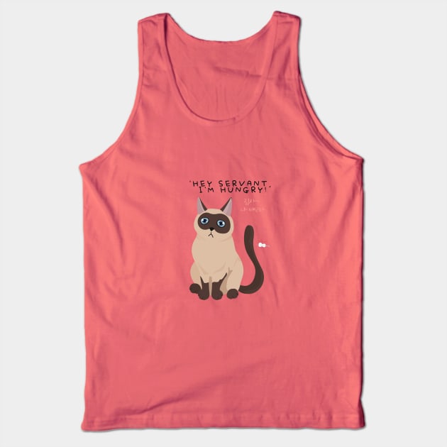 Hey servant i'm hungry . Tank Top by Ode to cello